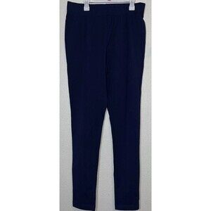 Slimming Options Tummy Control Leggings Stretch Pants Women’s Sz Large Navy Blue